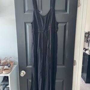 SHEIN Elegant Black Wide-Leg Jumpsuit